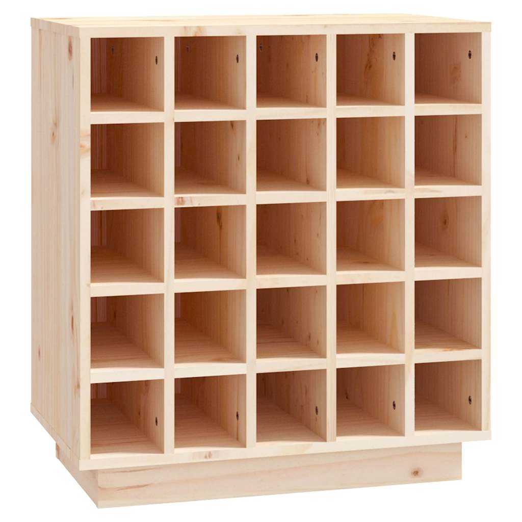 vidaXL Szafka na wino, 55,5x34x61 cm, lite drewno sosnowe