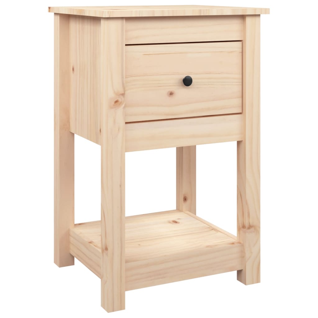 vidaXL Szafki nocne, 2 szt., 40x35x61,5 cm, lite drewno sosnowe