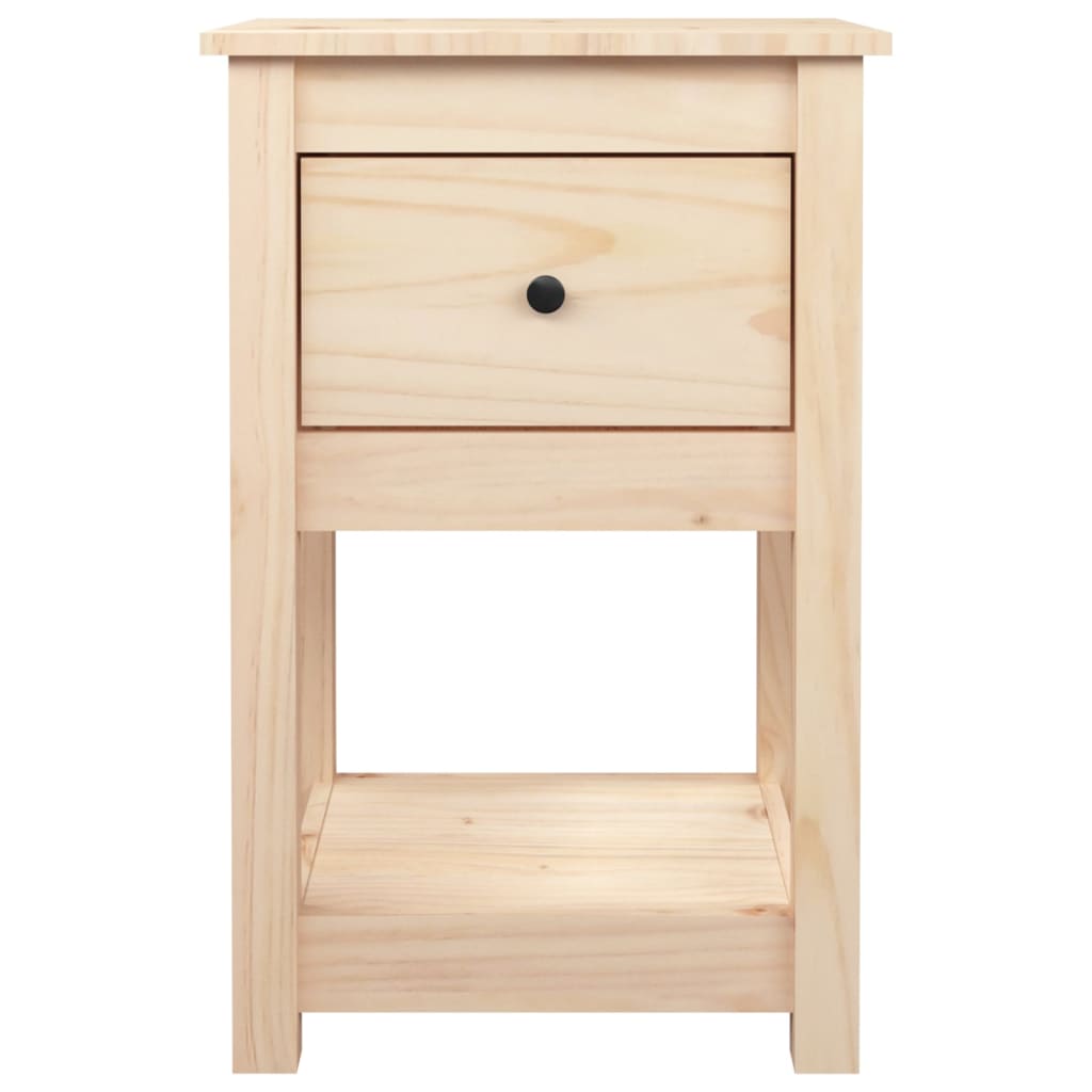 vidaXL Szafki nocne, 2 szt., 40x35x61,5 cm, lite drewno sosnowe