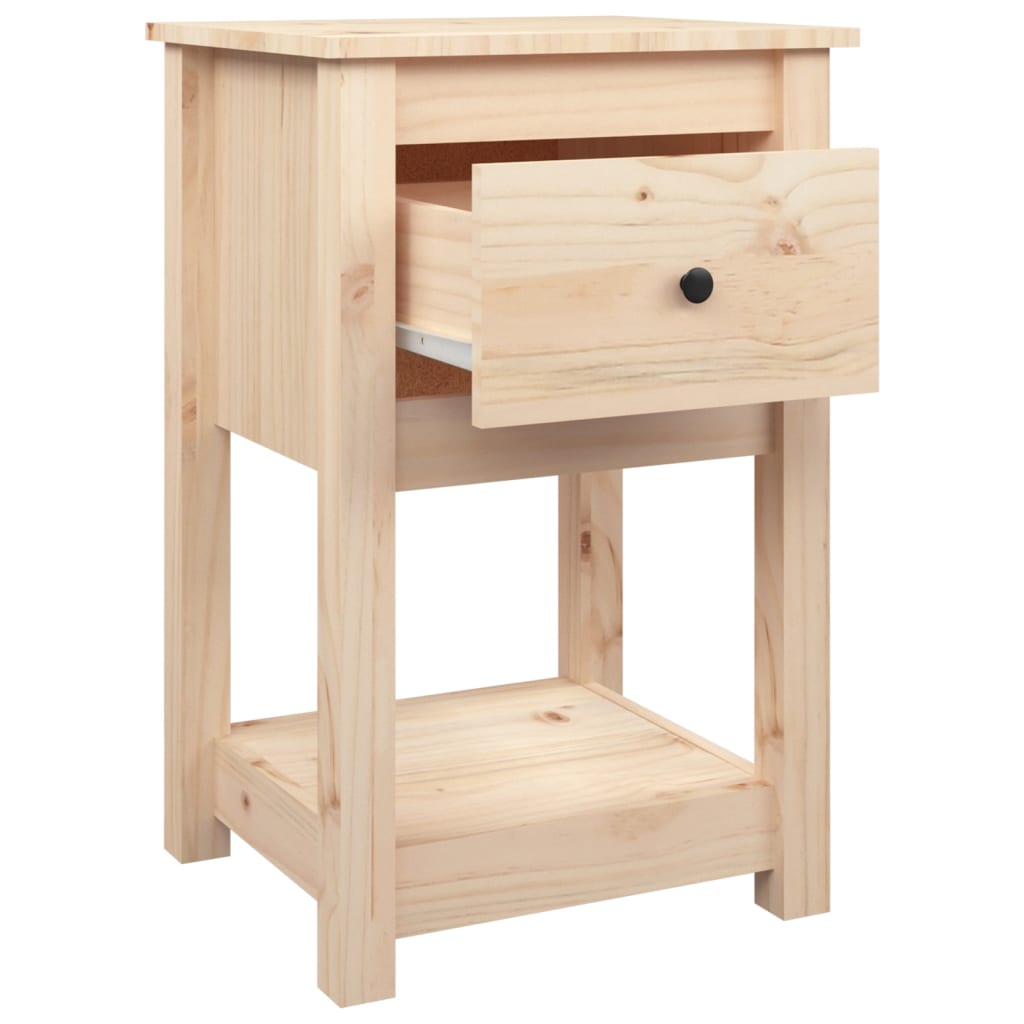 vidaXL Szafki nocne, 2 szt., 40x35x61,5 cm, lite drewno sosnowe