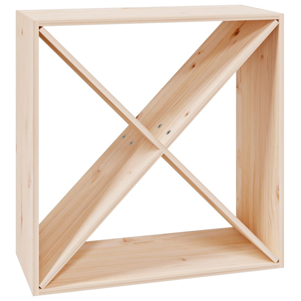 vidaXL Szafka na wino, 62x25x62 cm, lite drewno sosnowe