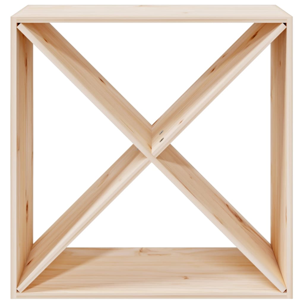 vidaXL Szafka na wino, 62x25x62 cm, lite drewno sosnowe
