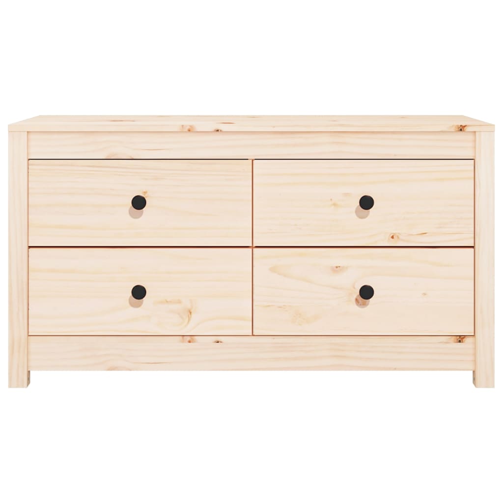 vidaXL Komoda, 100x40x54 cm, lite drewno sosnowe