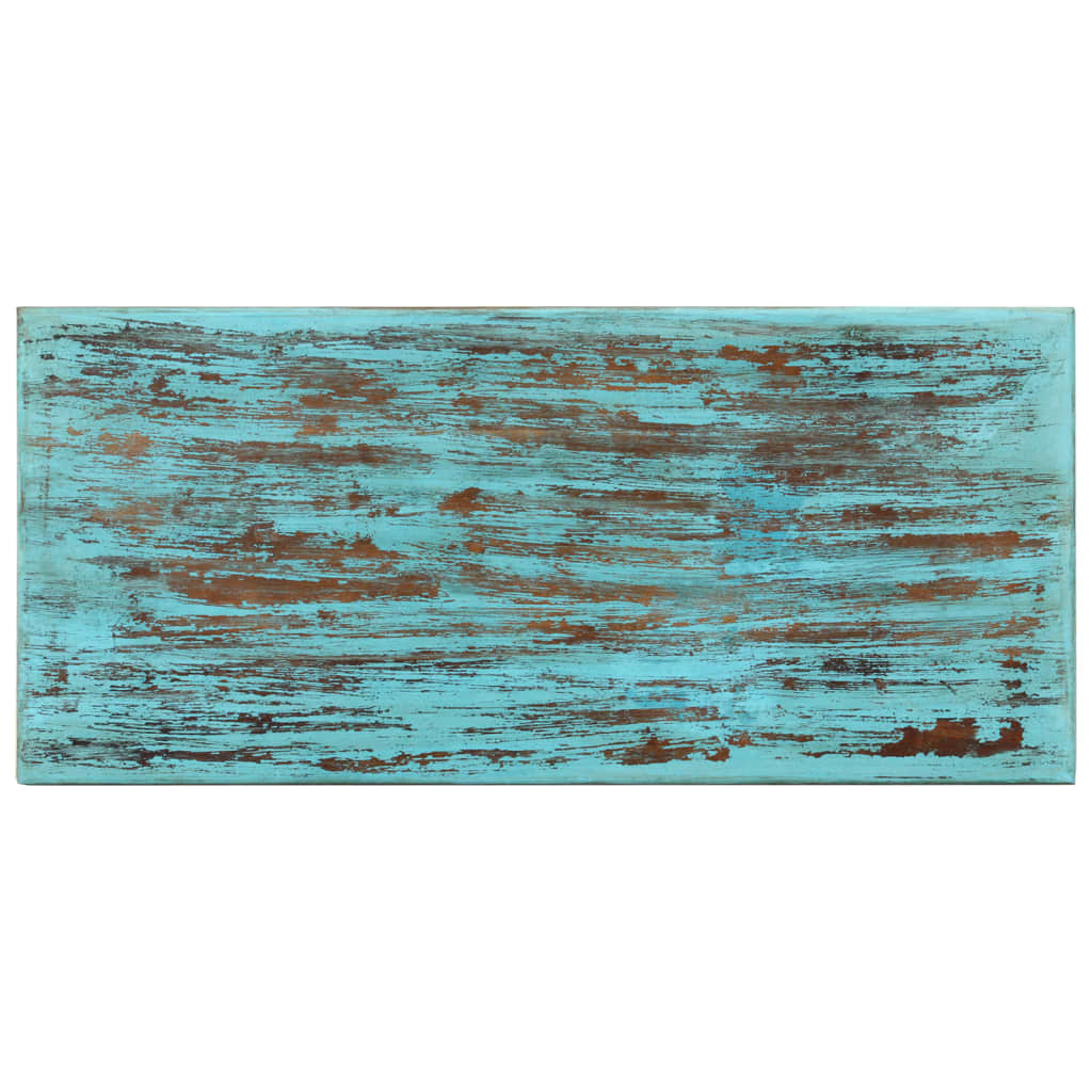 vidaXL Stolik kawowy, 110x50x34 cm, lite drewno z odzysku
