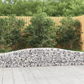 vidaXL Kosze gabionowe, 25 szt, 400x30x40/60 cm, galwanizowane żelazo
