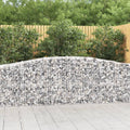 vidaXL Kosze gabionowe, 25 szt, 400x50x80/100 cm, galwanizowane żelazo