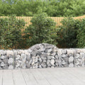 vidaXL Kosze gabionowe, 50 szt, 200x50x60/80 cm, galwanizowane żelazo