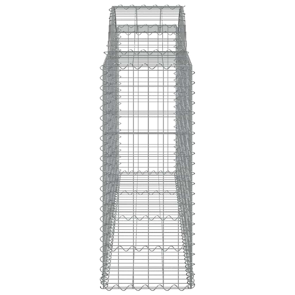 vidaXL Kosze gabionowe, 40 szt, 200x50x100/120cm, galwanizowane żelazo