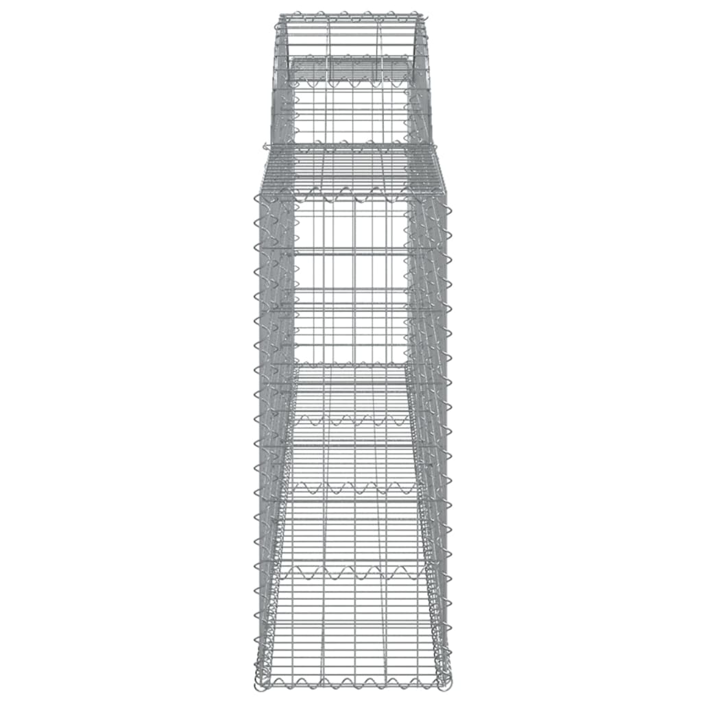 vidaXL Kosze gabionowe, 20 szt., 300x30x80/100cm, galwanizowane żelazo