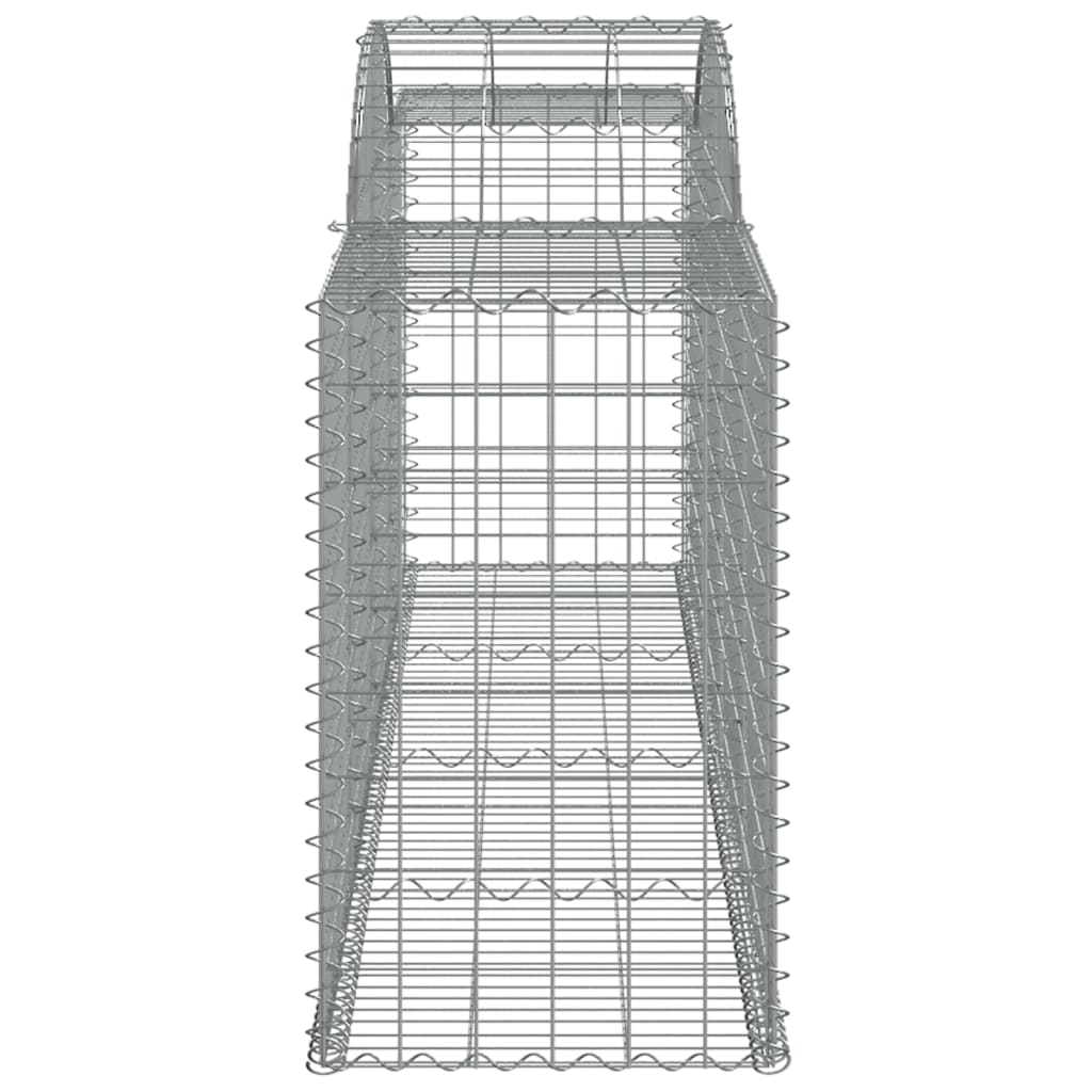 vidaXL Kosze gabionowe, 20 szt, 300x50x80/100 cm, galwanizowane żelazo