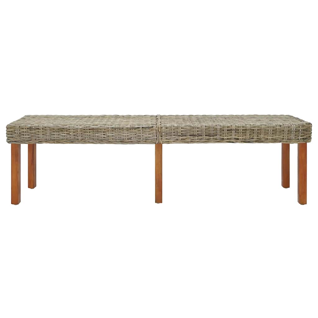 vidaXL ławka Naturalny 160 x 35 x 45 cm Drewno z mango