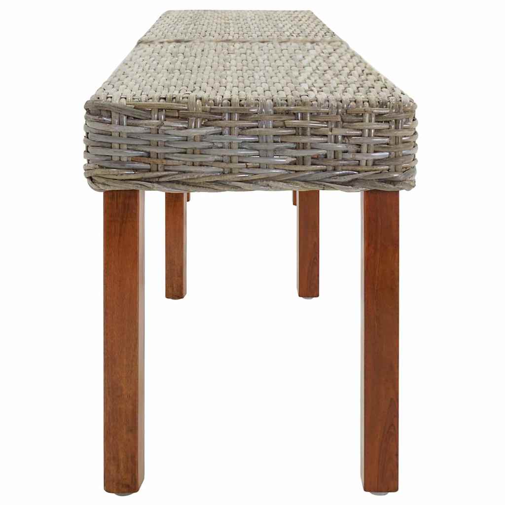vidaXL ławka Naturalny 160 x 35 x 45 cm Drewno z mango