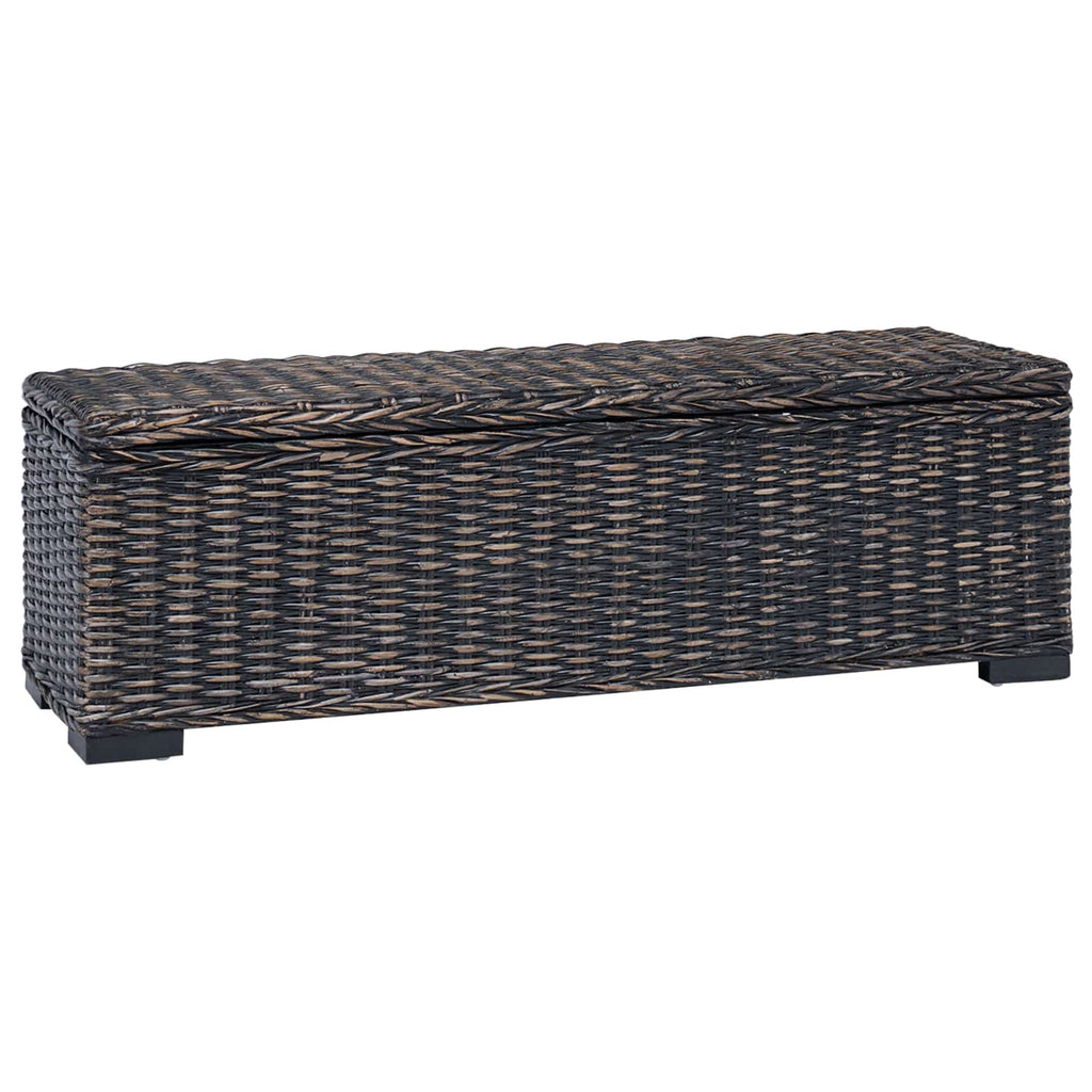 vidaXL Skrzynia do przechowywania Czarny 110 x 35 x 45 cm