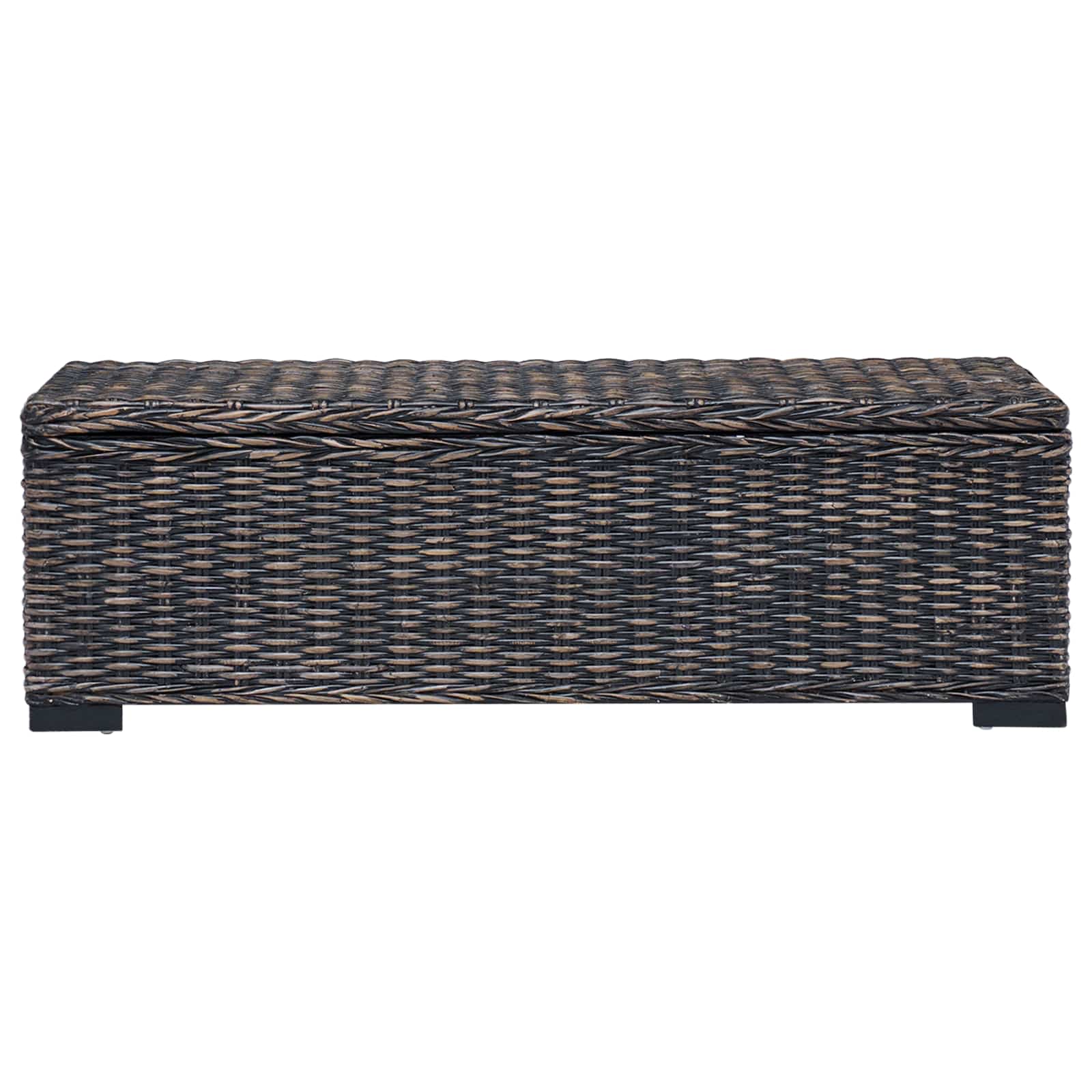 vidaXL Skrzynia do przechowywania Czarny 110 x 35 x 45 cm
