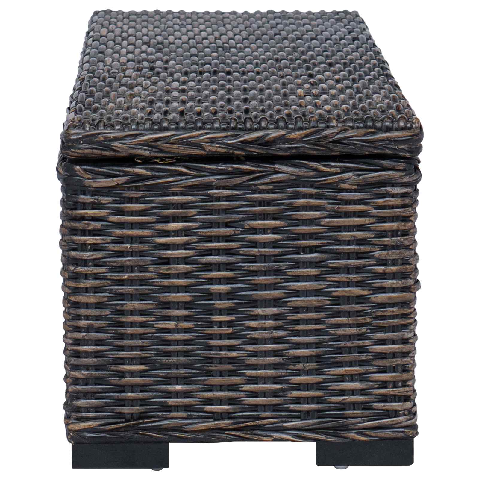 vidaXL Skrzynia do przechowywania Czarny 110 x 35 x 45 cm