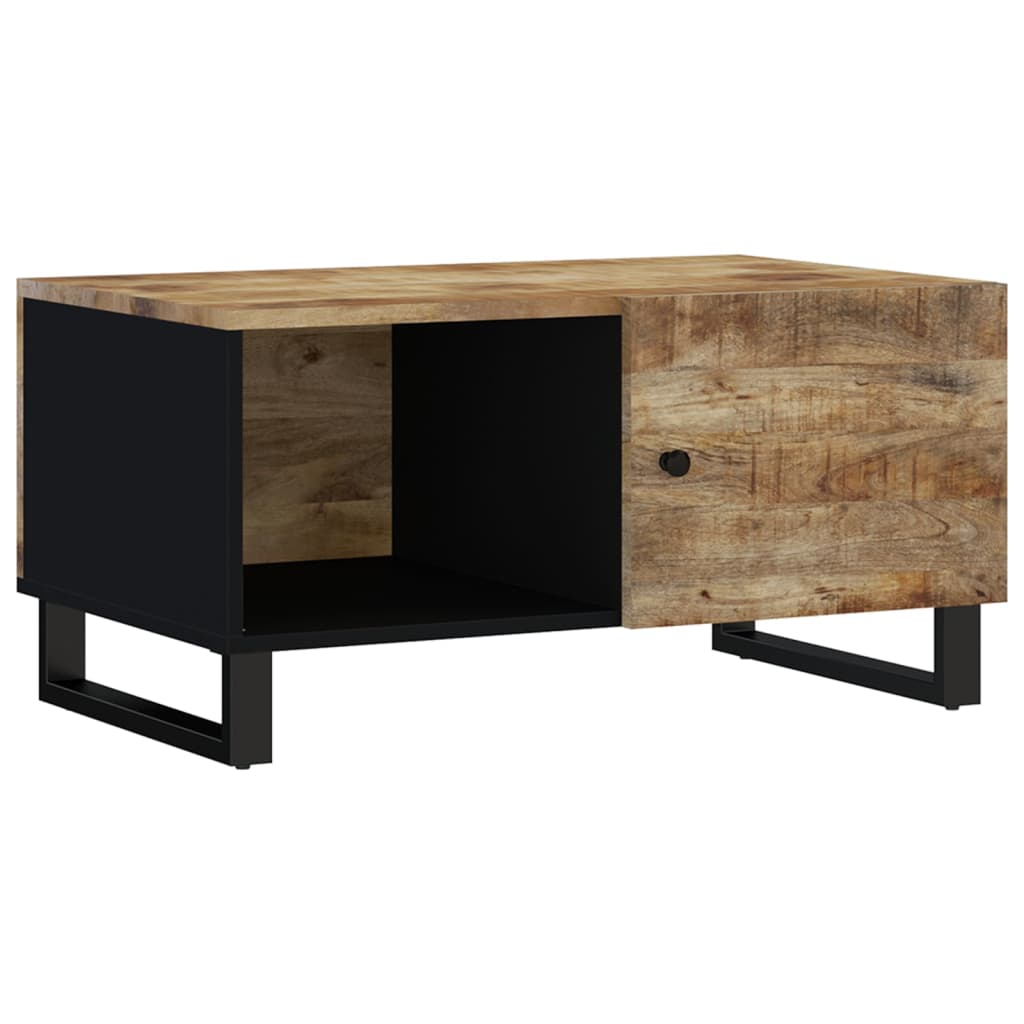 vidaXL Stolik kawowy, 80x50x40 cm, mango i materiał drewnopochodny