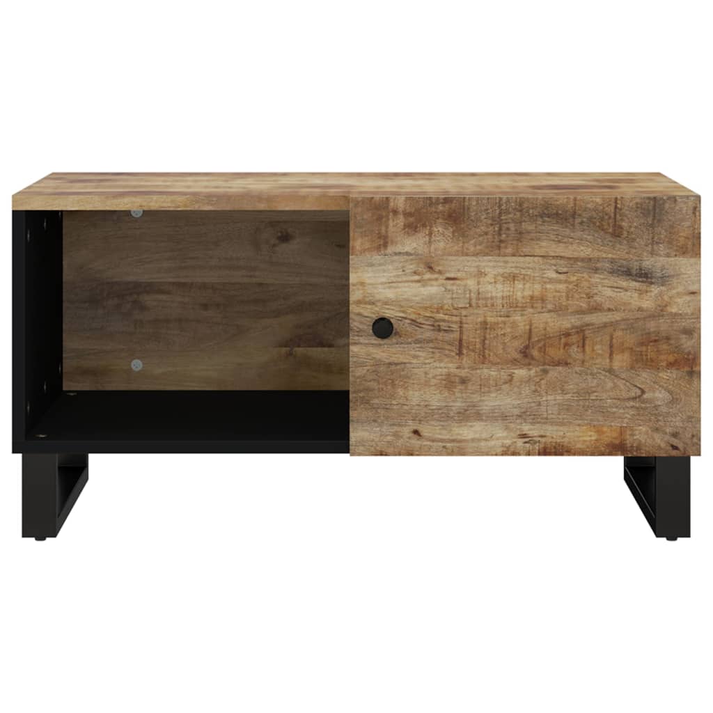 vidaXL Stolik kawowy, 80x50x40 cm, mango i materiał drewnopochodny