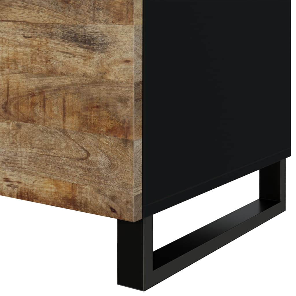 vidaXL Stolik kawowy, 80x50x40 cm, mango i materiał drewnopochodny