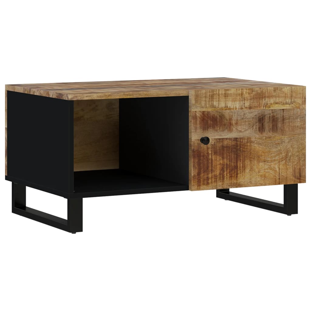 vidaXL Stolik kawowy, 80x50x40 cm, mango i materiał drewnopochodny