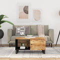 vidaXL Stolik kawowy, 80x50x40 cm, mango i materiał drewnopochodny