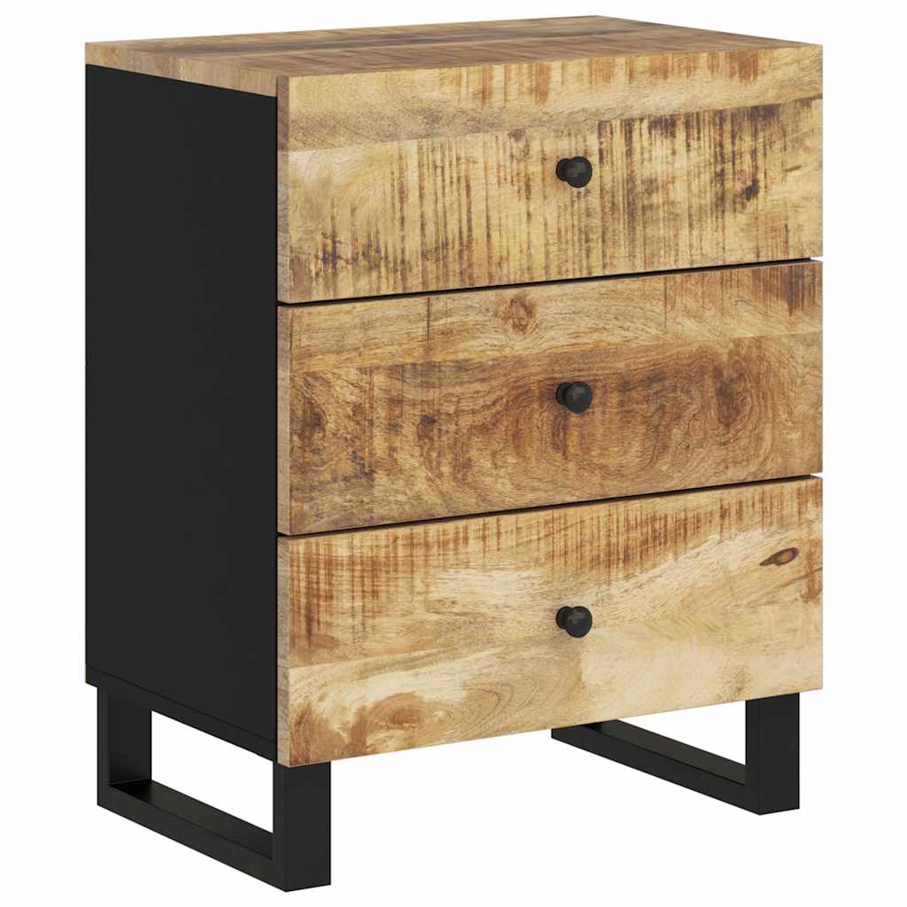 vidaXL Szafka nocna, 50x33x62 cm, lite drewno mango
