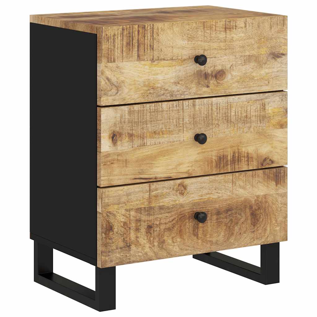 vidaXL Szafka nocna, 50x33x62 cm, lite drewno mango