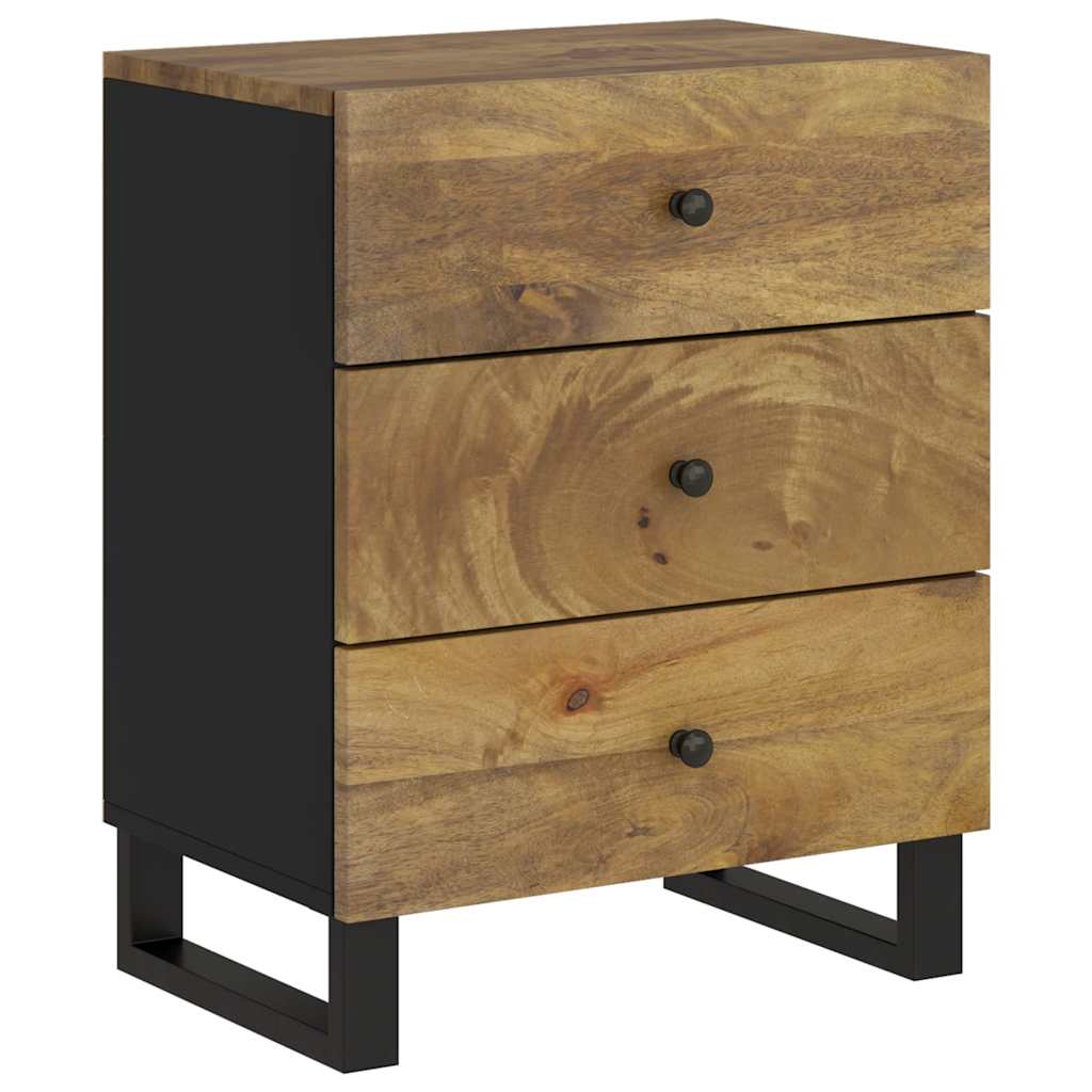 vidaXL Szafka nocna, 50x33x62 cm, lite drewno mango