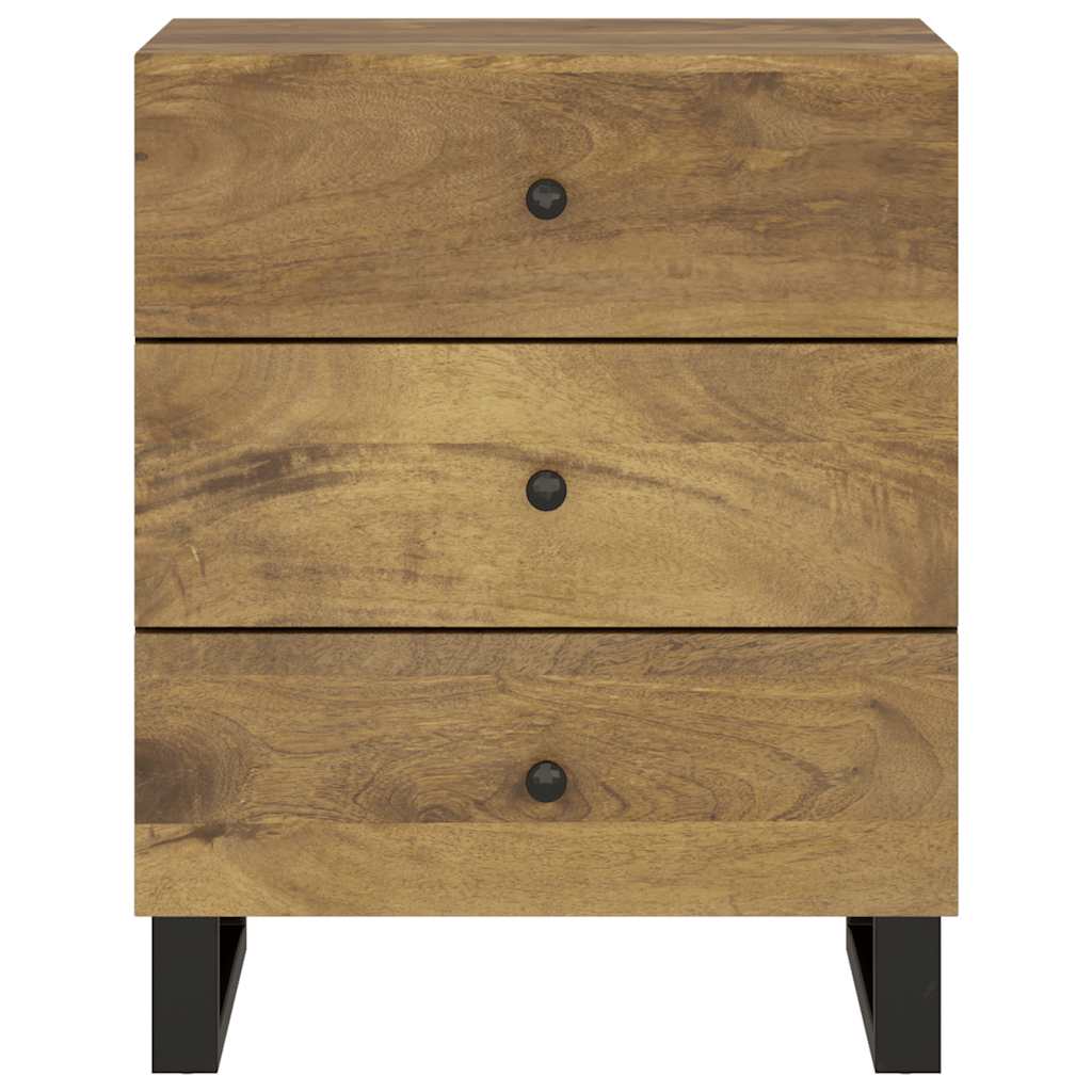 vidaXL Szafka nocna, 50x33x62 cm, lite drewno mango