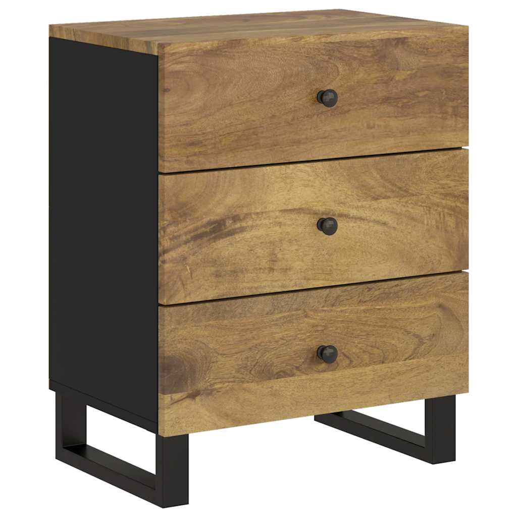 vidaXL Szafka nocna, 50x33x62 cm, lite drewno mango