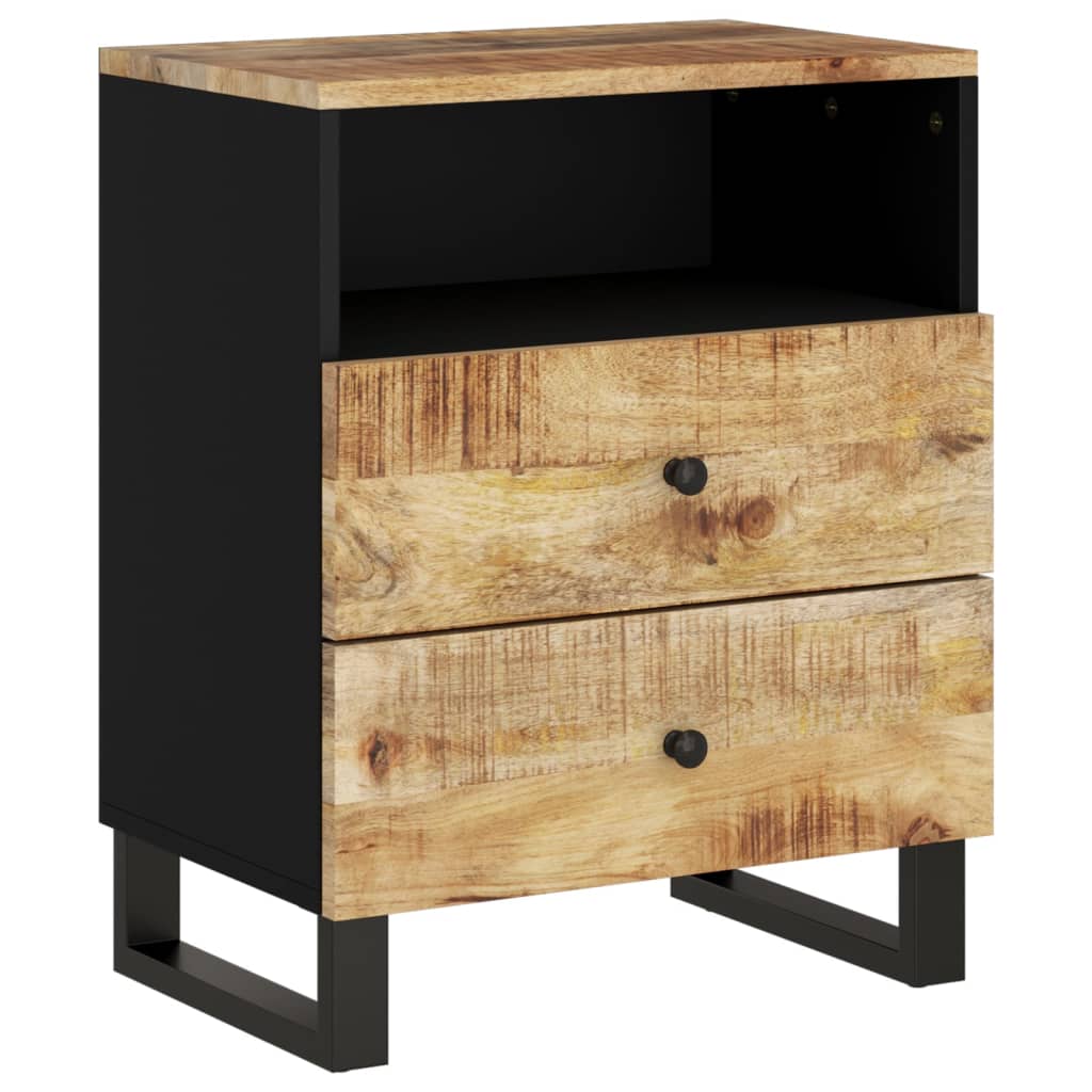 vidaXL Szafka nocna, 50x33x62 cm, lite drewno mango