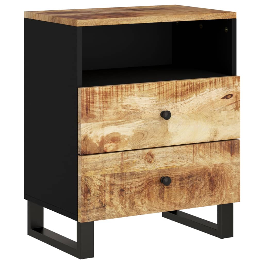 vidaXL Szafka nocna, 50x33x62 cm, lite drewno mango