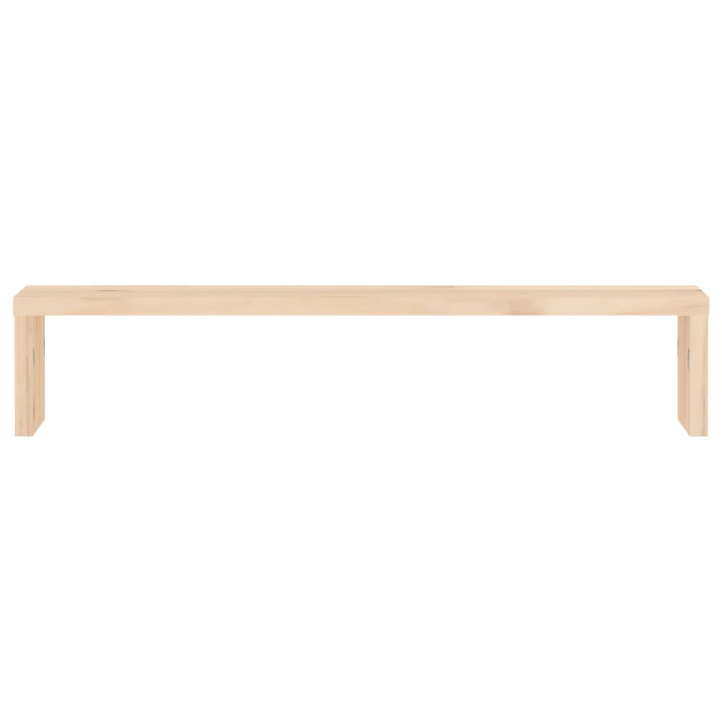 vidaXL Podstawka na monitor, 50x27x10 cm, lite drewno sosnowe