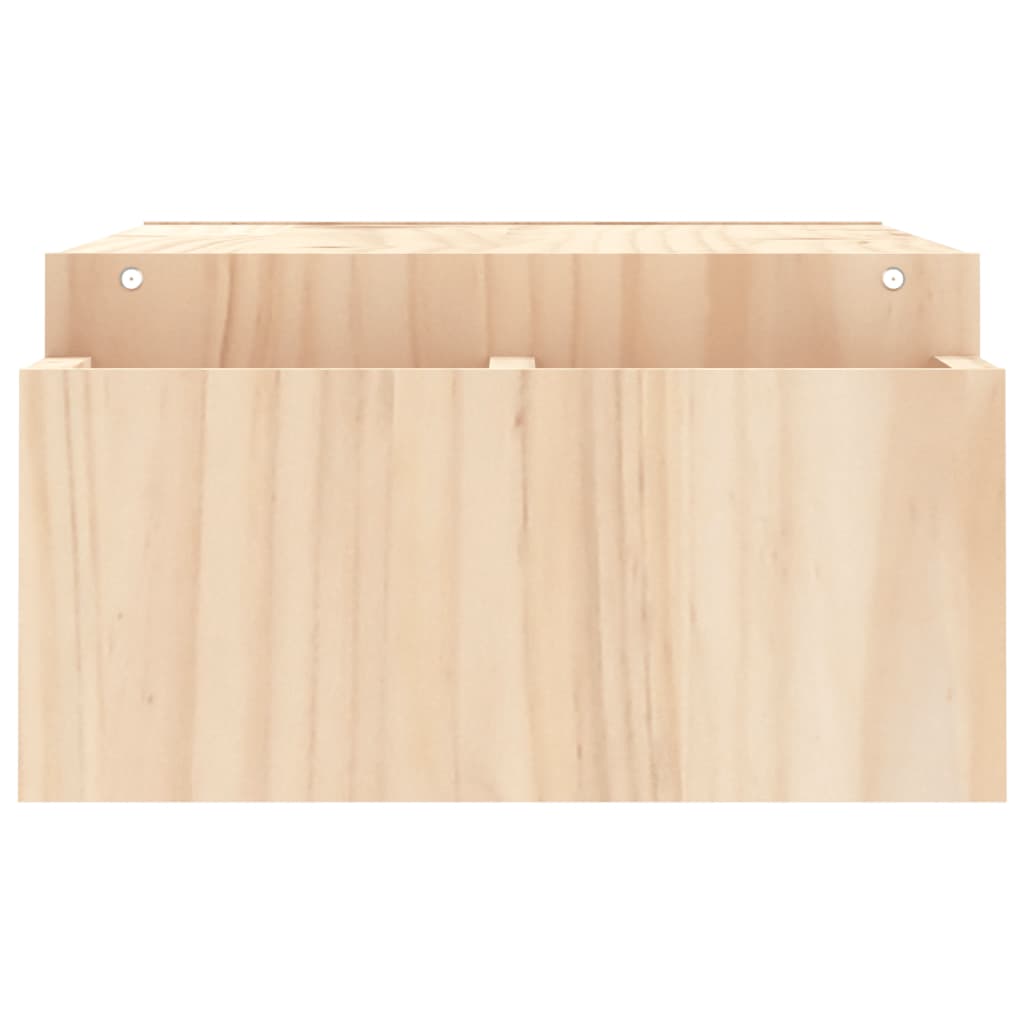 vidaXL Podstawka na monitor, 100x27,5x15 cm, lite drewno sosnowe