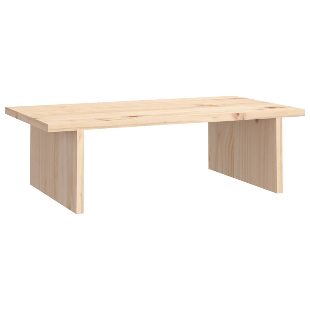 vidaXL Podstawka na monitor, 50x27x15 cm, lite drewno sosnowe