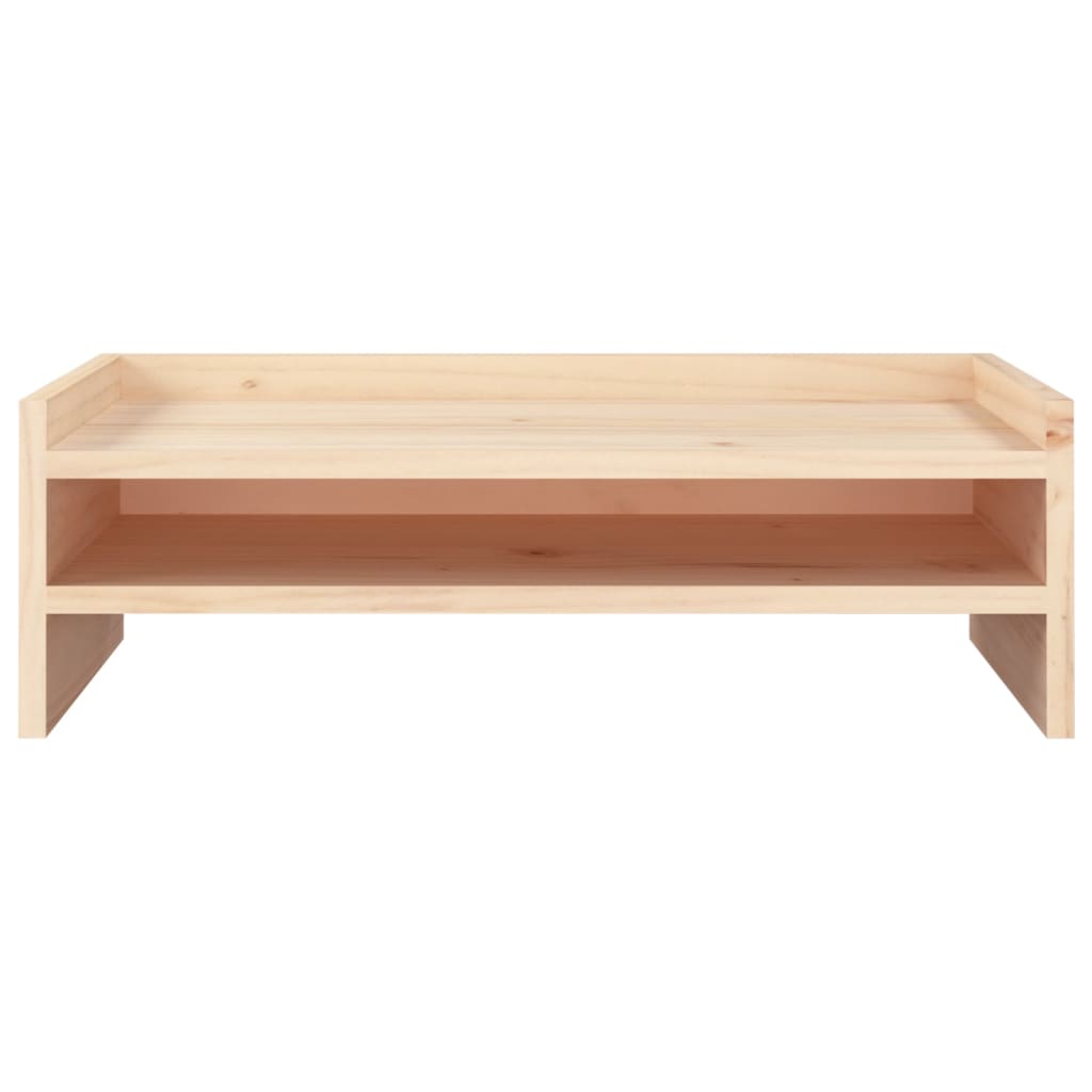 vidaXL Podstawka na monitor, 50x24x16 cm, lite drewno sosnowe
