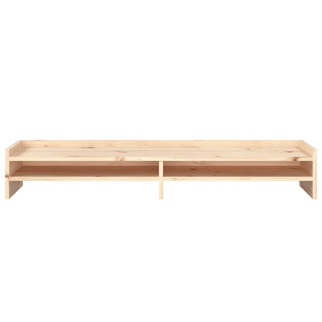 vidaXL Podstawka na monitor, 100x24x16 cm, lite drewno sosnowe