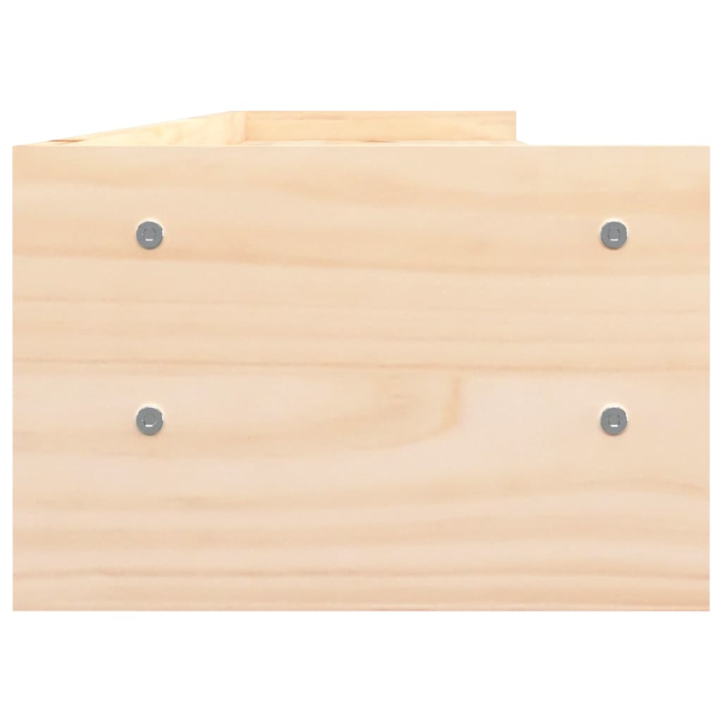 vidaXL Podstawka na monitor, 100x24x16 cm, lite drewno sosnowe