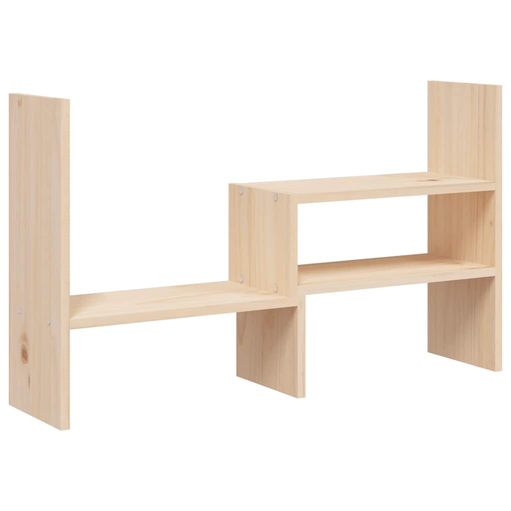 vidaXL Podstawka na monitor, (39-72)x17x43 cm, lite drewno sosnowe