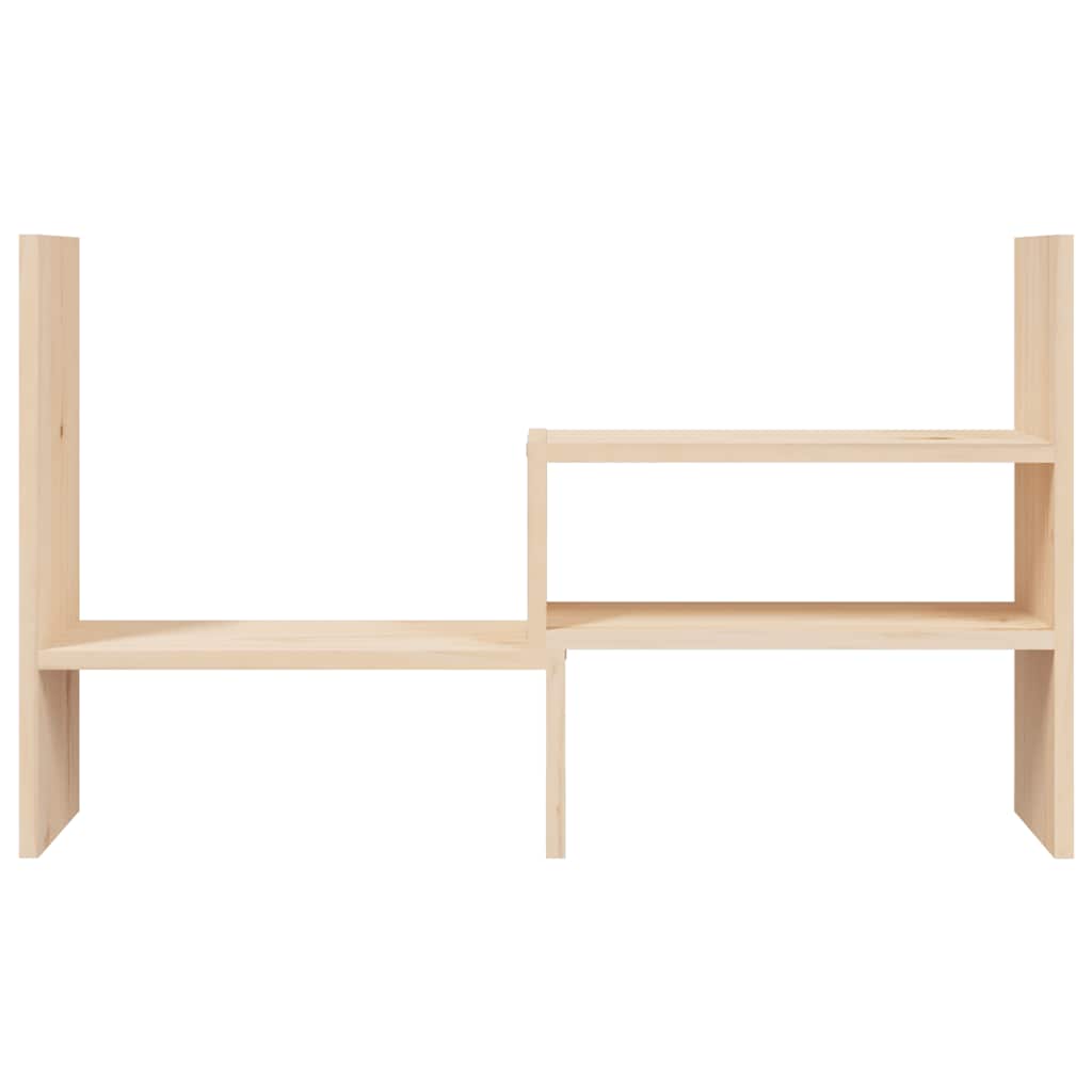 vidaXL Podstawka na monitor, (39-72)x17x43 cm, lite drewno sosnowe