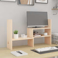 vidaXL Podstawka na monitor, (39-72)x17x43 cm, lite drewno sosnowe