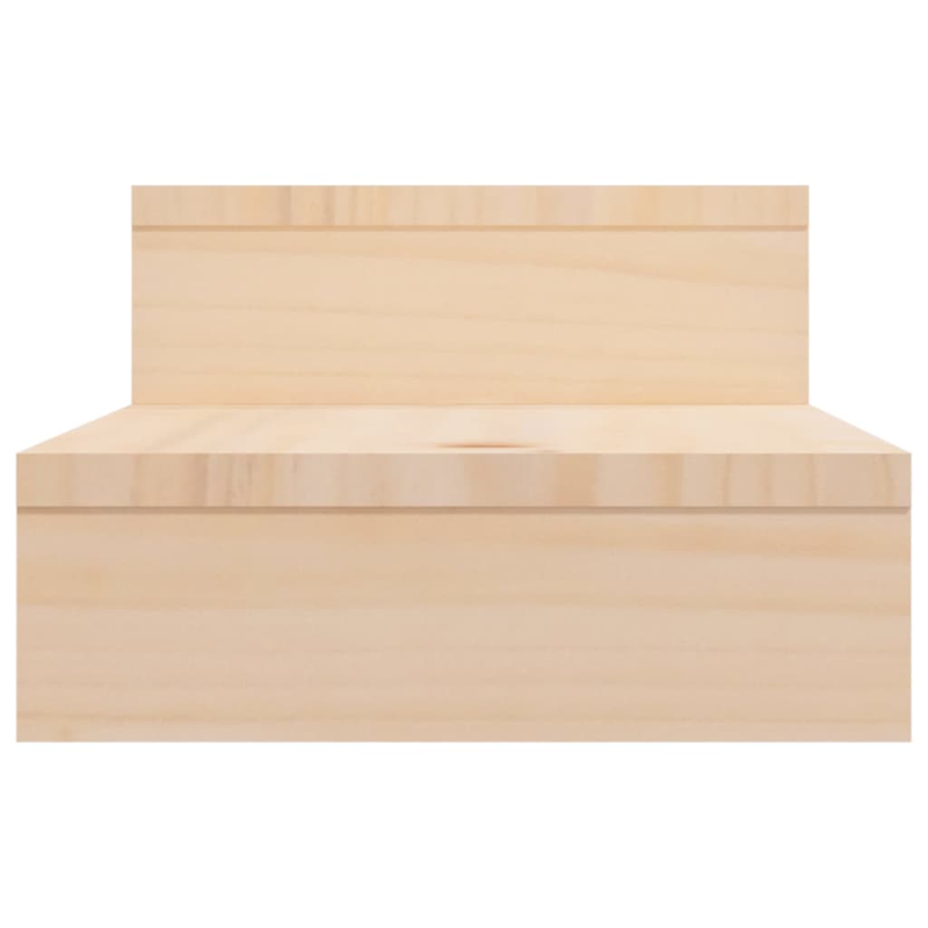 vidaXL Podstawka na monitor, (52-101)x22x14 cm, lite drewno sosnowe