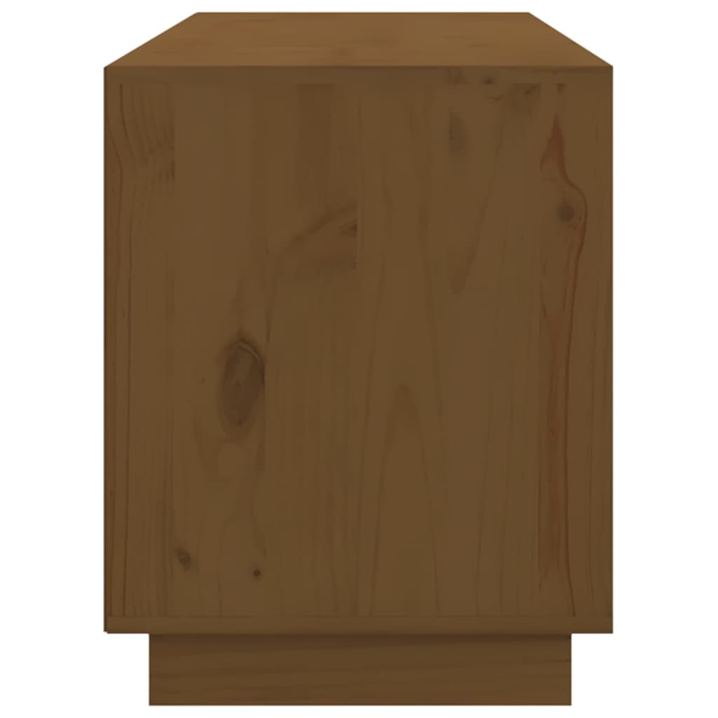 vidaXL Szafka pod TV, miodowy brąz, 176x37x47,5cm, lite drewno sosnowe