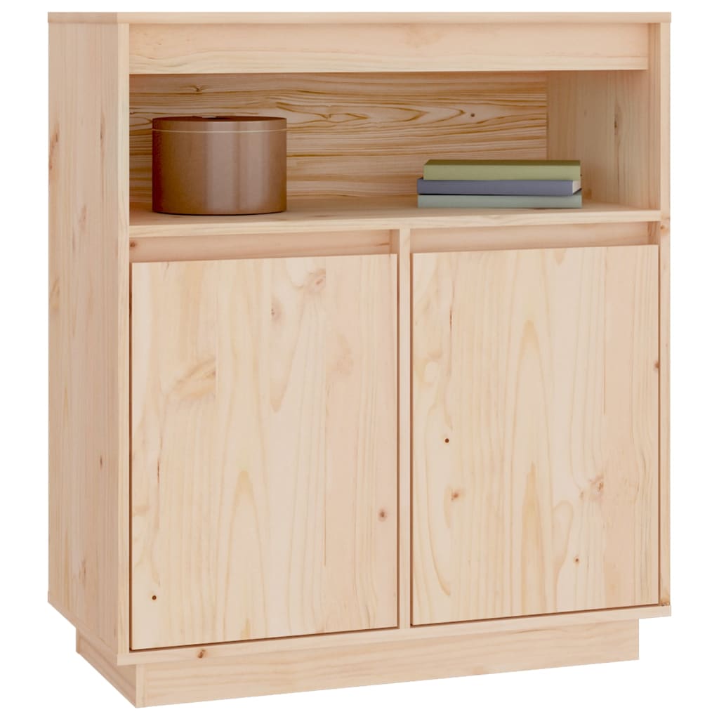 vidaXL Szafka, 70x34x80 cm, lite drewno sosnowe
