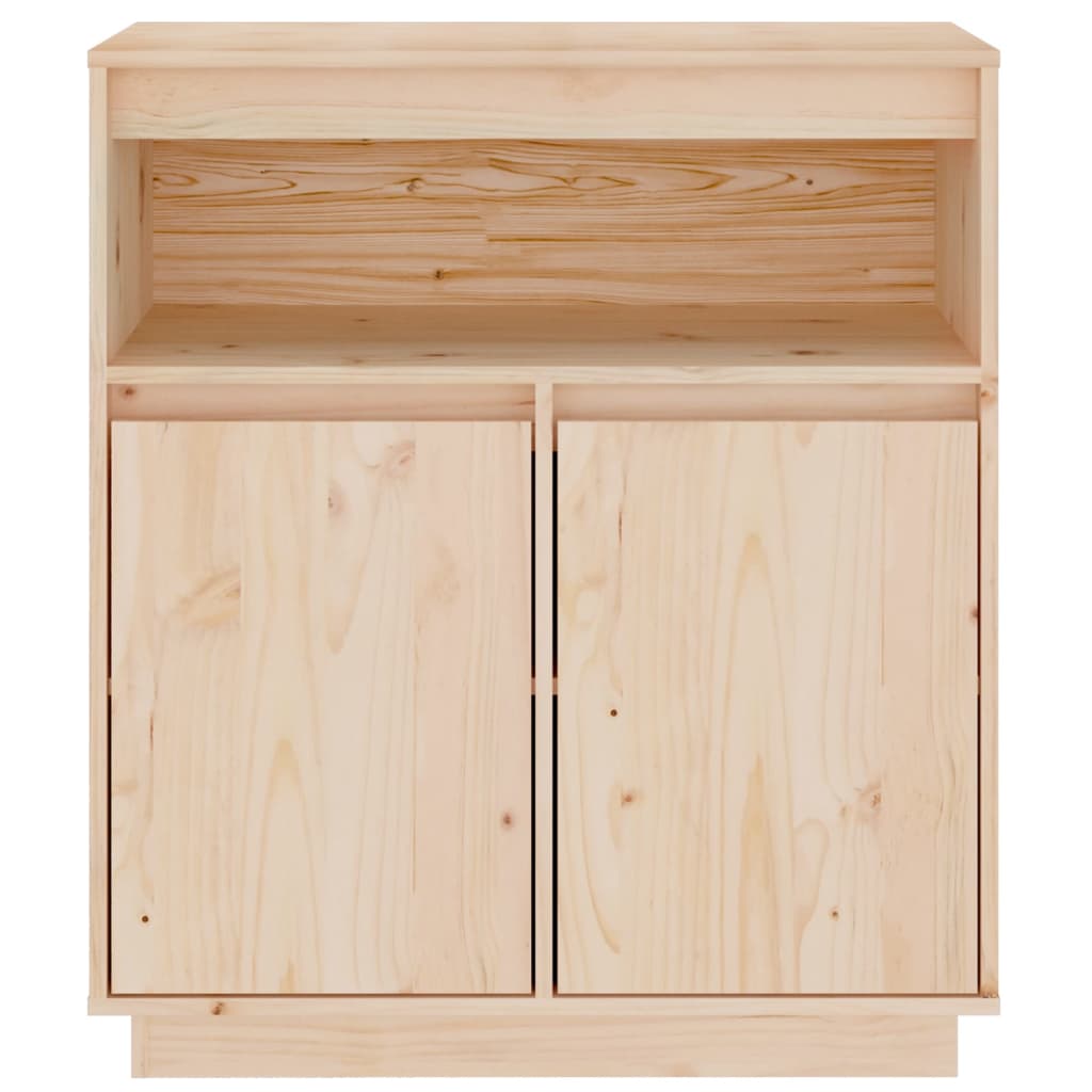 vidaXL Szafka, 70x34x80 cm, lite drewno sosnowe