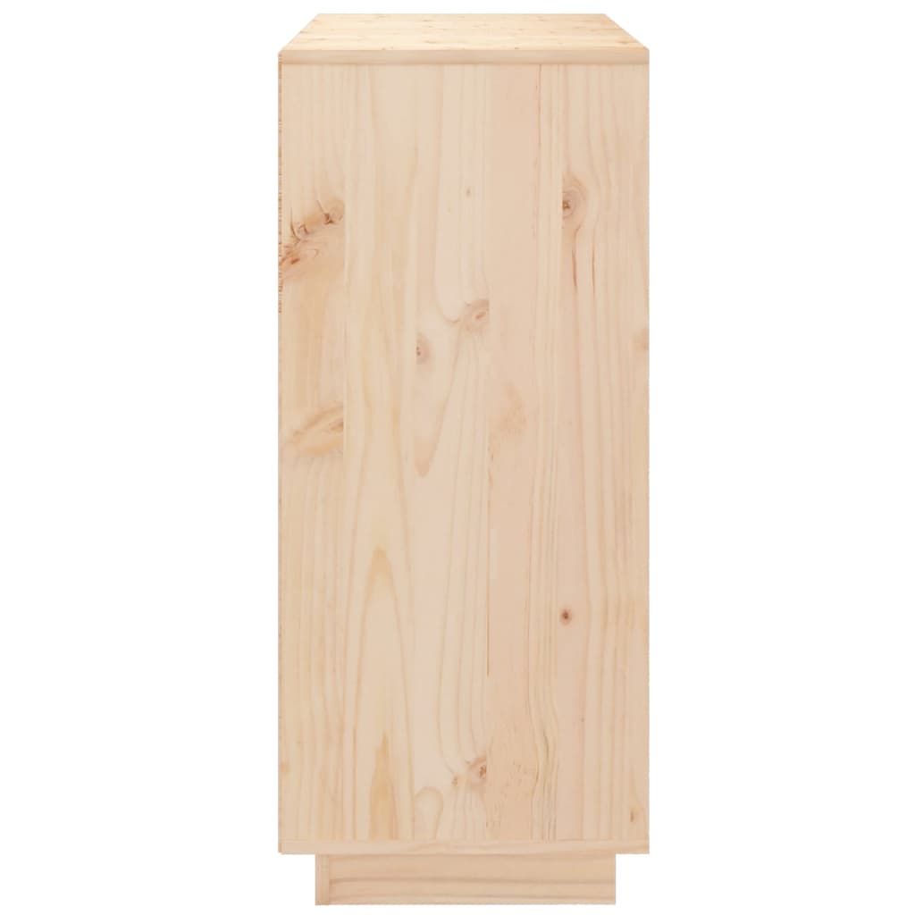 vidaXL Szafka, 70x34x80 cm, lite drewno sosnowe