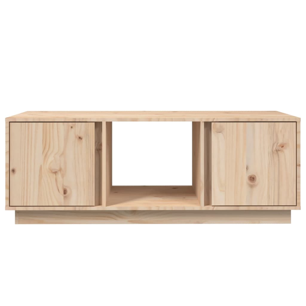 vidaXL Stolik kawowy, 110x50x40 cm, lite drewno sosnowe