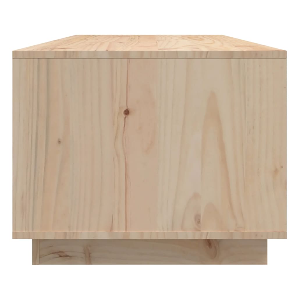 vidaXL Stolik kawowy, 110x50x40 cm, lite drewno sosnowe