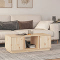 vidaXL Stolik kawowy, 110x50x40 cm, lite drewno sosnowe