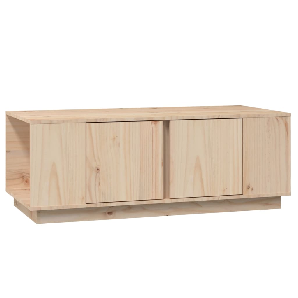vidaXL Stolik kawowy, 110x50x40 cm, lite drewno sosnowe