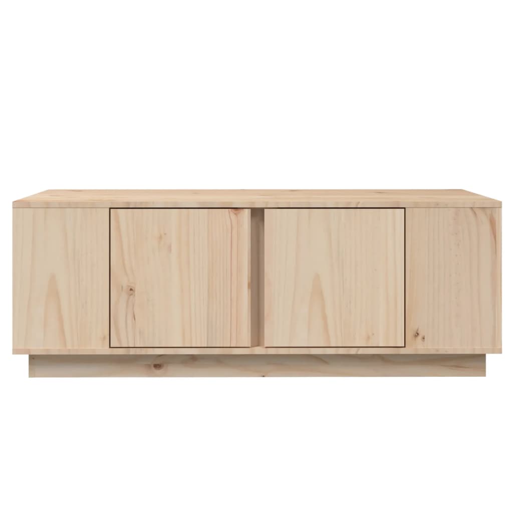 vidaXL Stolik kawowy, 110x50x40 cm, lite drewno sosnowe